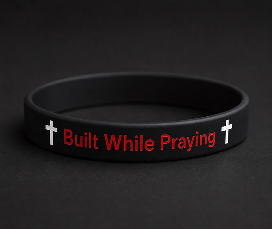 BUILT WHILE PRAYING™ Wristbands (2-Pack)