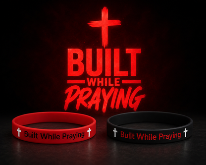 BUILT WHILE PRAYING™ Wristbands (2-Pack)